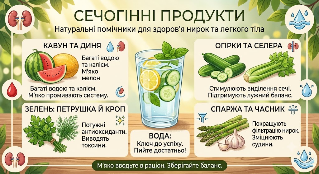 Сечогінні продукти: список дієвих засобів для здоров’я