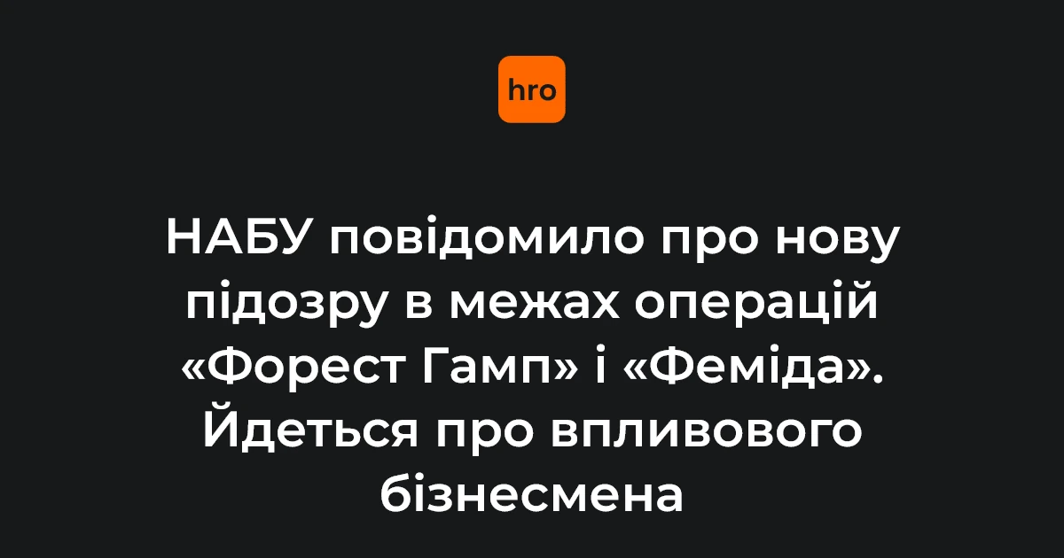 Хто отримав підозру у «Форест Гамп» і «Феміда»: суть справи